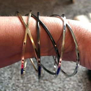 Three’s company bracelets